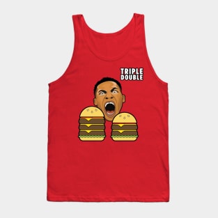 Westbrook Triple Double Hamburger Parody Tank Top